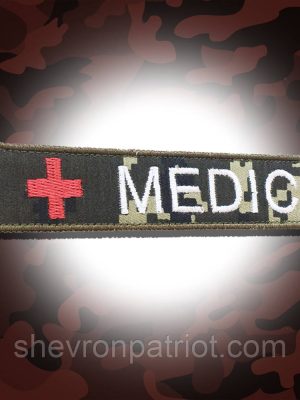 №49 Шеврон (патч) Планка "MEDIC"