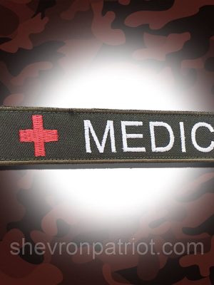 №50 Шеврон (патч) Планка "MEDIC" на oliva