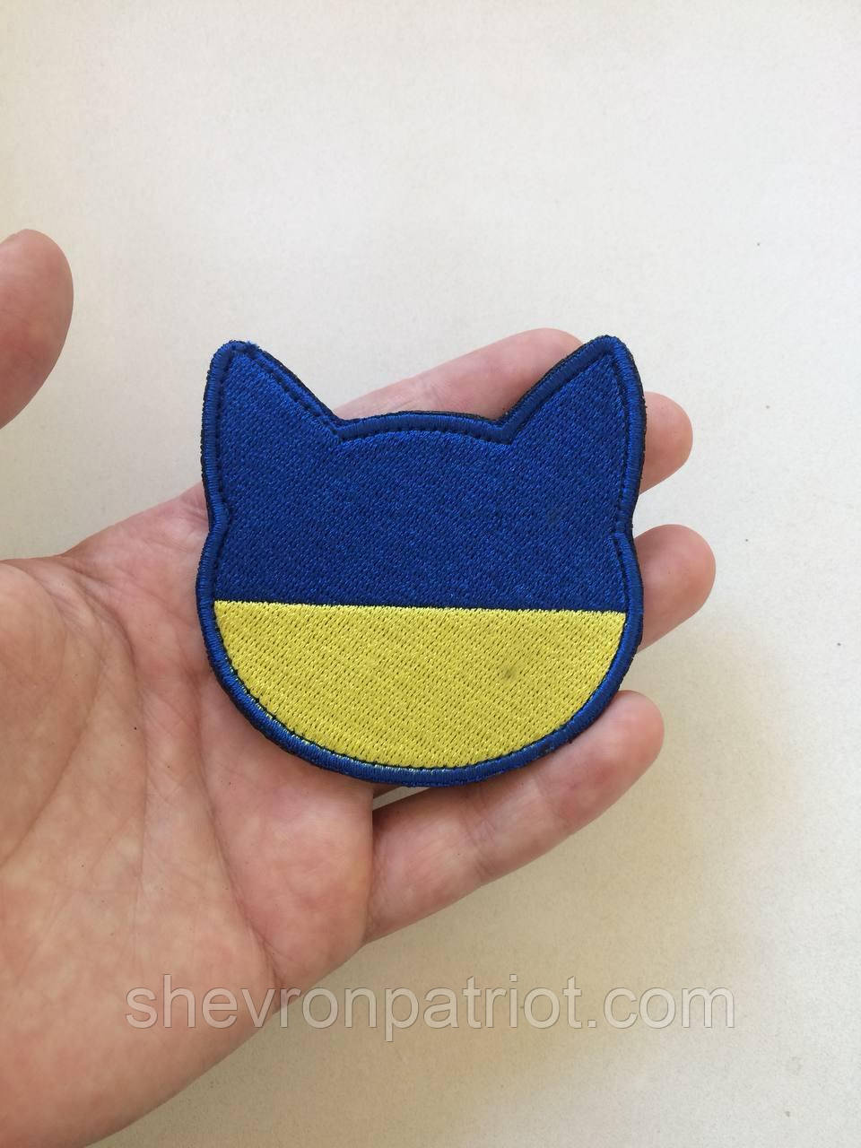 №109 Шеврон (патч) "КОТИК" yellow blue - Зображення 6