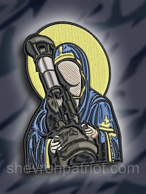 №152 Шеврон Марія з джавеліном