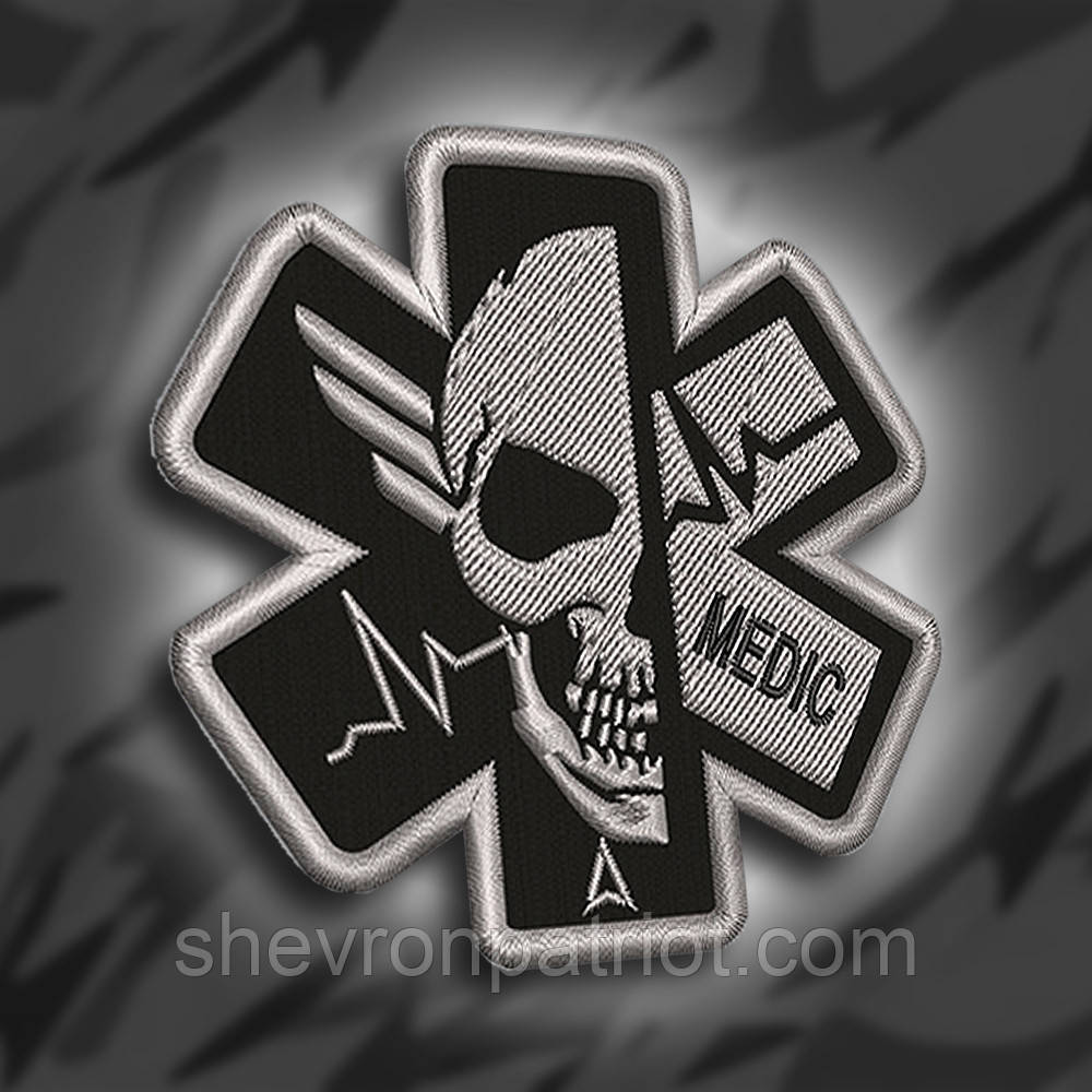 №156 Шеврон Череп MEDIC