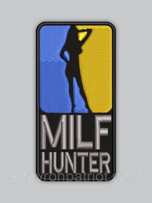 Шеврон MILF HUNTER висота 10см