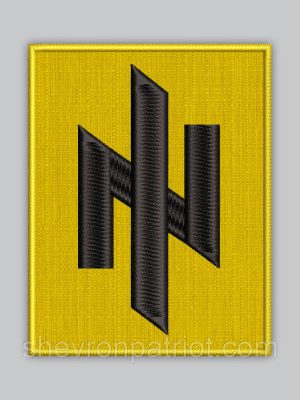 Шеврон АЗОВ 6х5см