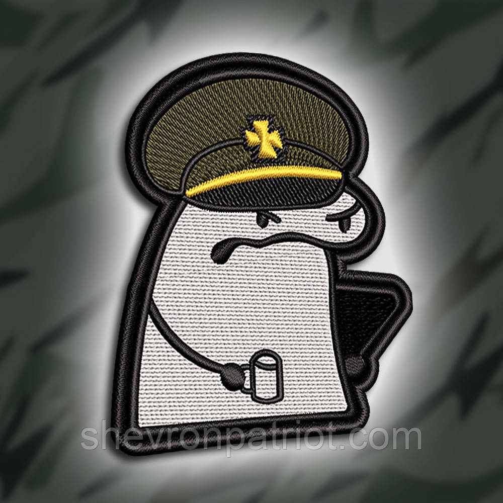 №293 Шеврон Флорк Командир 8х6.8см