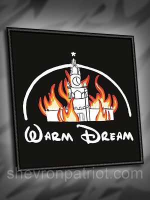 №024 Шеврон друкований "WARM DREAM" 8х8см