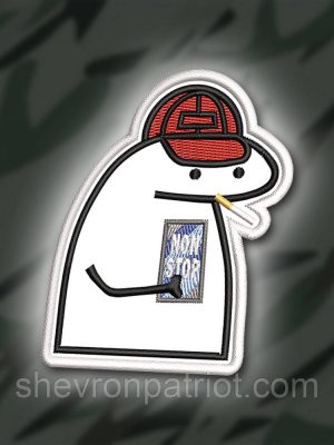 №345 Шеврон "ДВОРОВИЙ ФЛОРК" 8Х6.5СМ