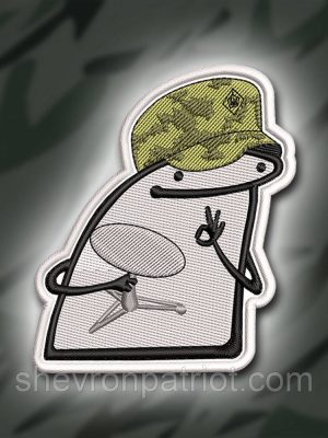 №371 Шеврон "ФЛОРК З СТАРЛІНКОМ" 9Х7.7СМ