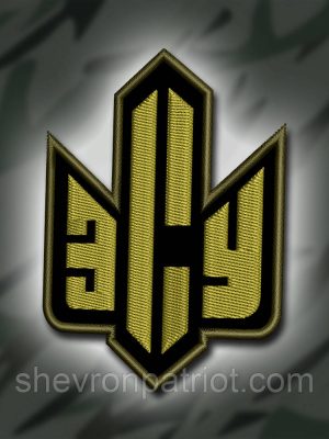№374 Шеврон "ЗСУ" 9Х6.5СМ