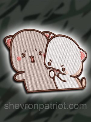 №435 Шеврон "КОТИКИ" 8Х5.5СМ