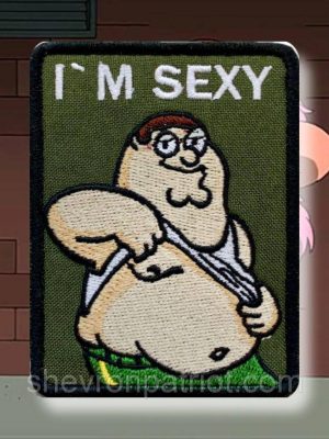 №495 Шеврон "I*M SEXY" 9Х6.5СМ