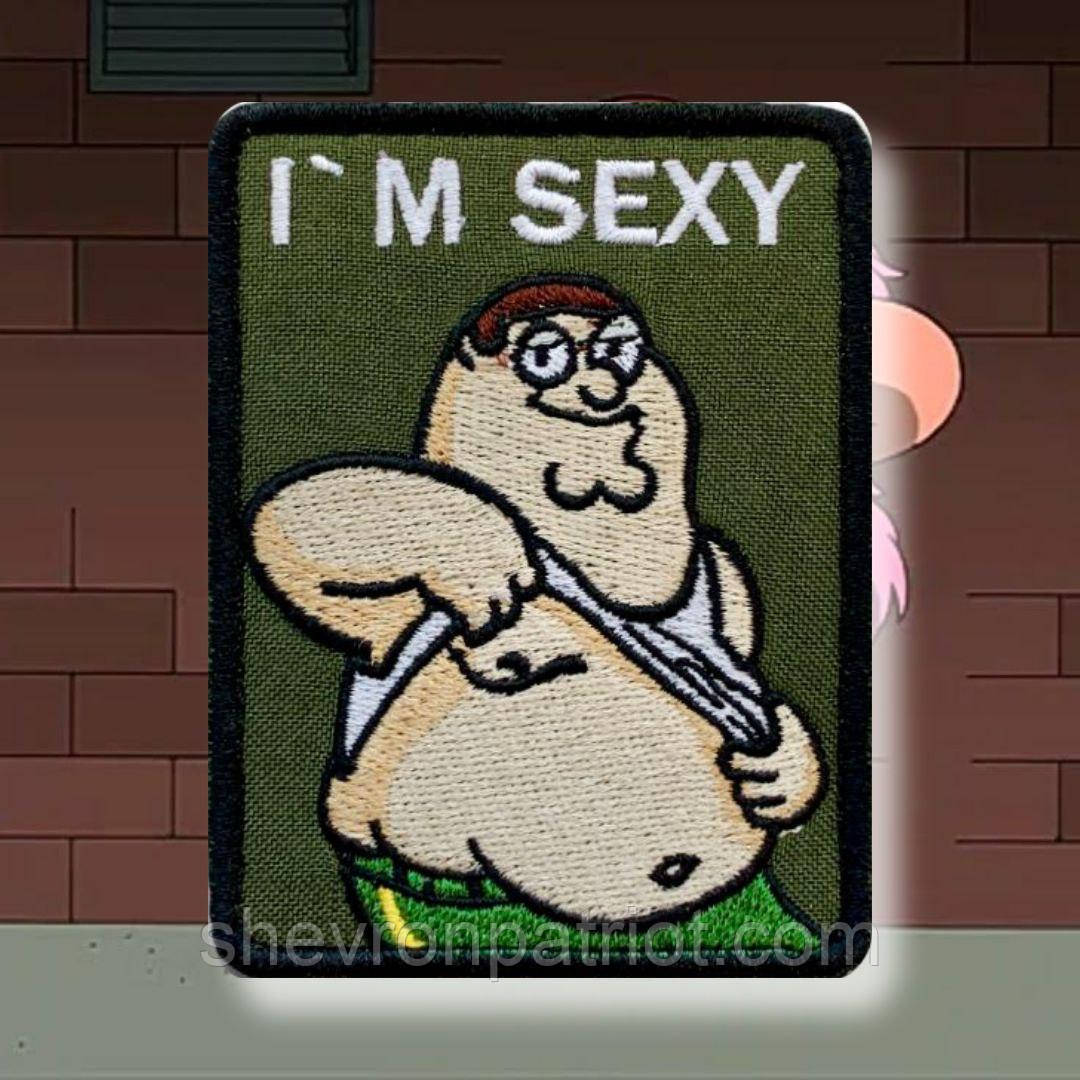 №495 Шеврон "I*M SEXY" 9Х6.5СМ