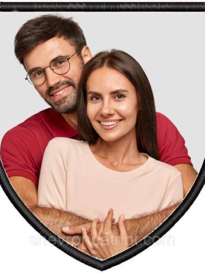 Шеврон друкований по фотографії з коханим (термін виконання 1-10 днів)