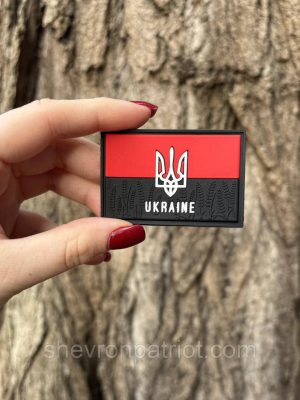 №ПВХ021 Шеврон "UKRAINE УКРАЇНА УПА" 6Х4СМ