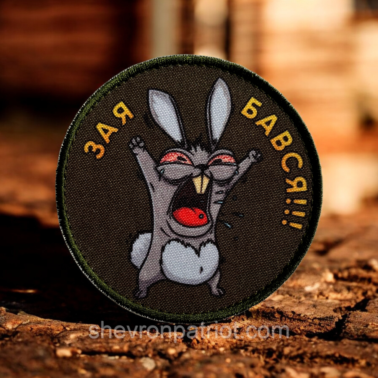 №ДШ068 Шеврон друкований " ЗАЯ БАВСЯ" 9СМ