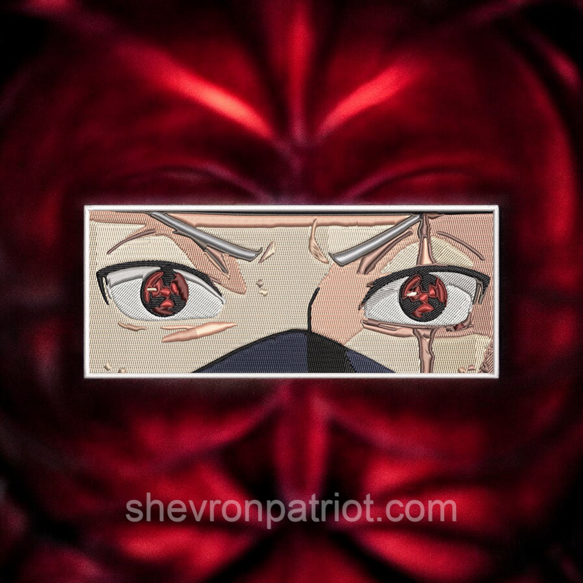 Шеврон "Наруто" Какаші Хатаке Kakashi Hatake 15х6 см