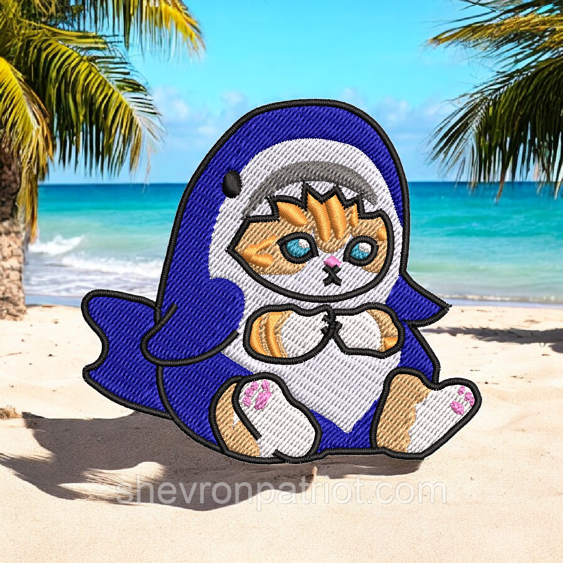 ПАТЧ АНІМЕ "SHARK CAT | КІТ АКУЛА"