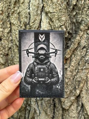 №ПВХ048 Шеврон «Faceless Operator» (Оператор БПЛА) 9х6 см